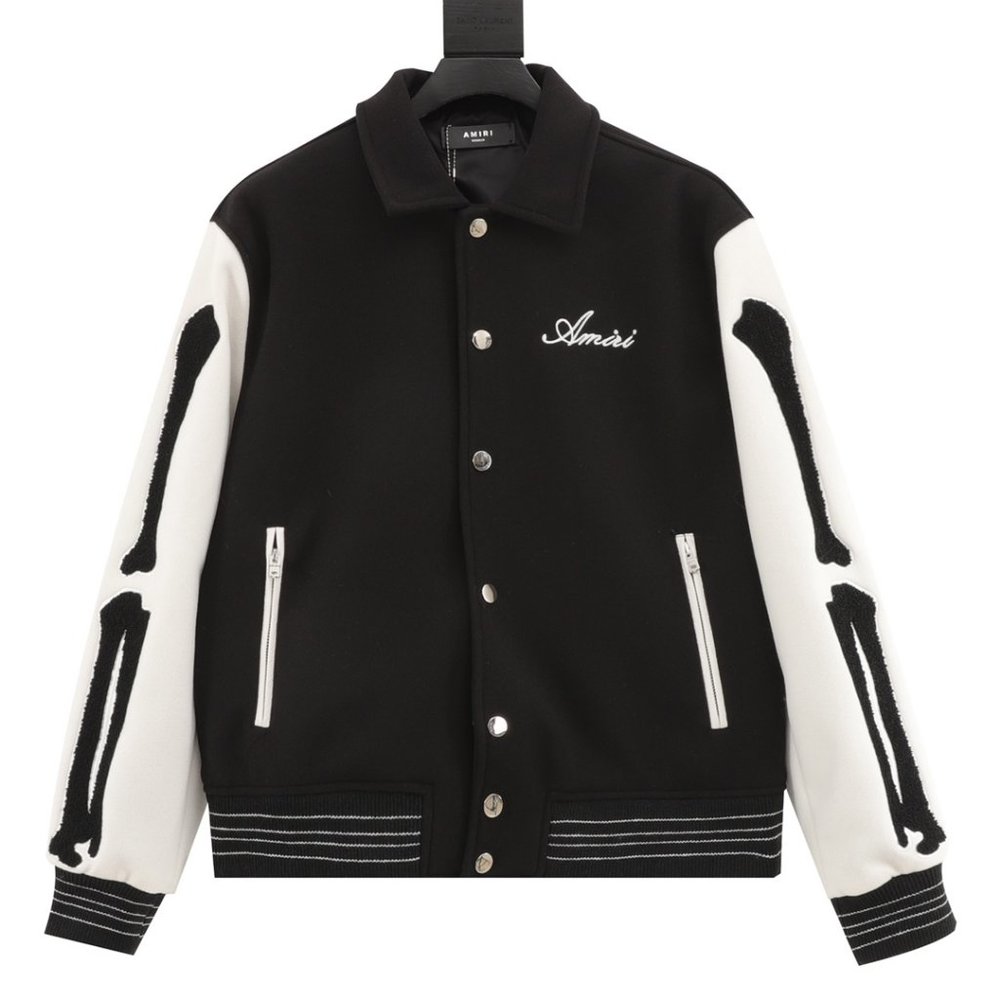 AMIRI Bones Varsity Jacket